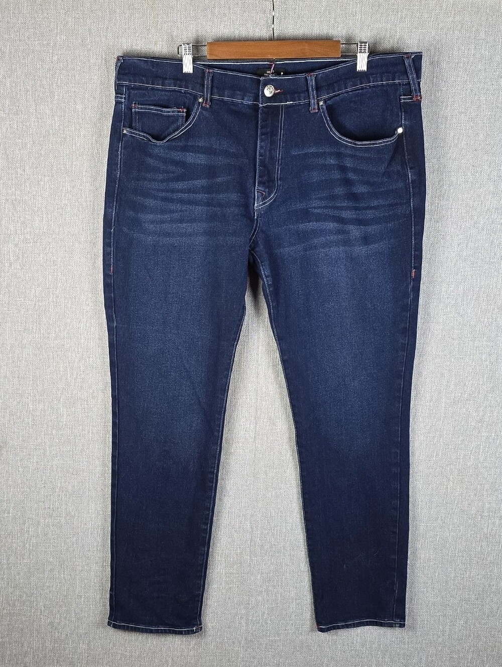 True Religion Rocco Relaxed Skinny Jeans Blue Mens Sz 40×32
